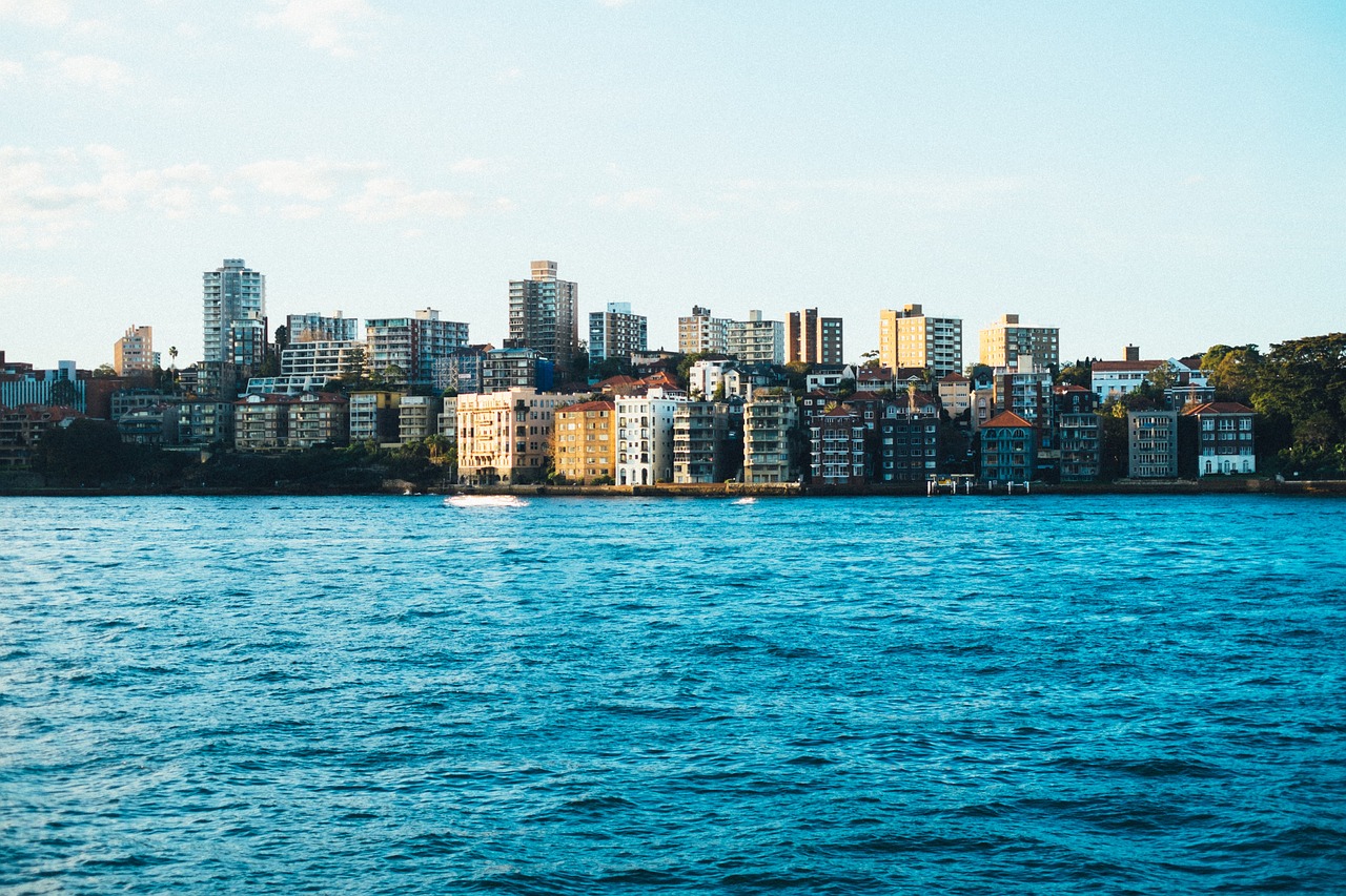 Image - water buildings skyline houses