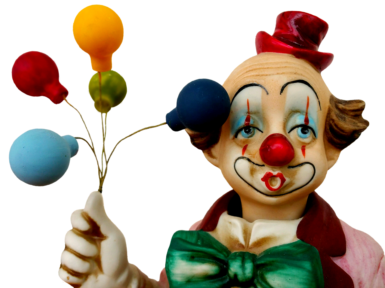 Image - statuette clown ballons colorful