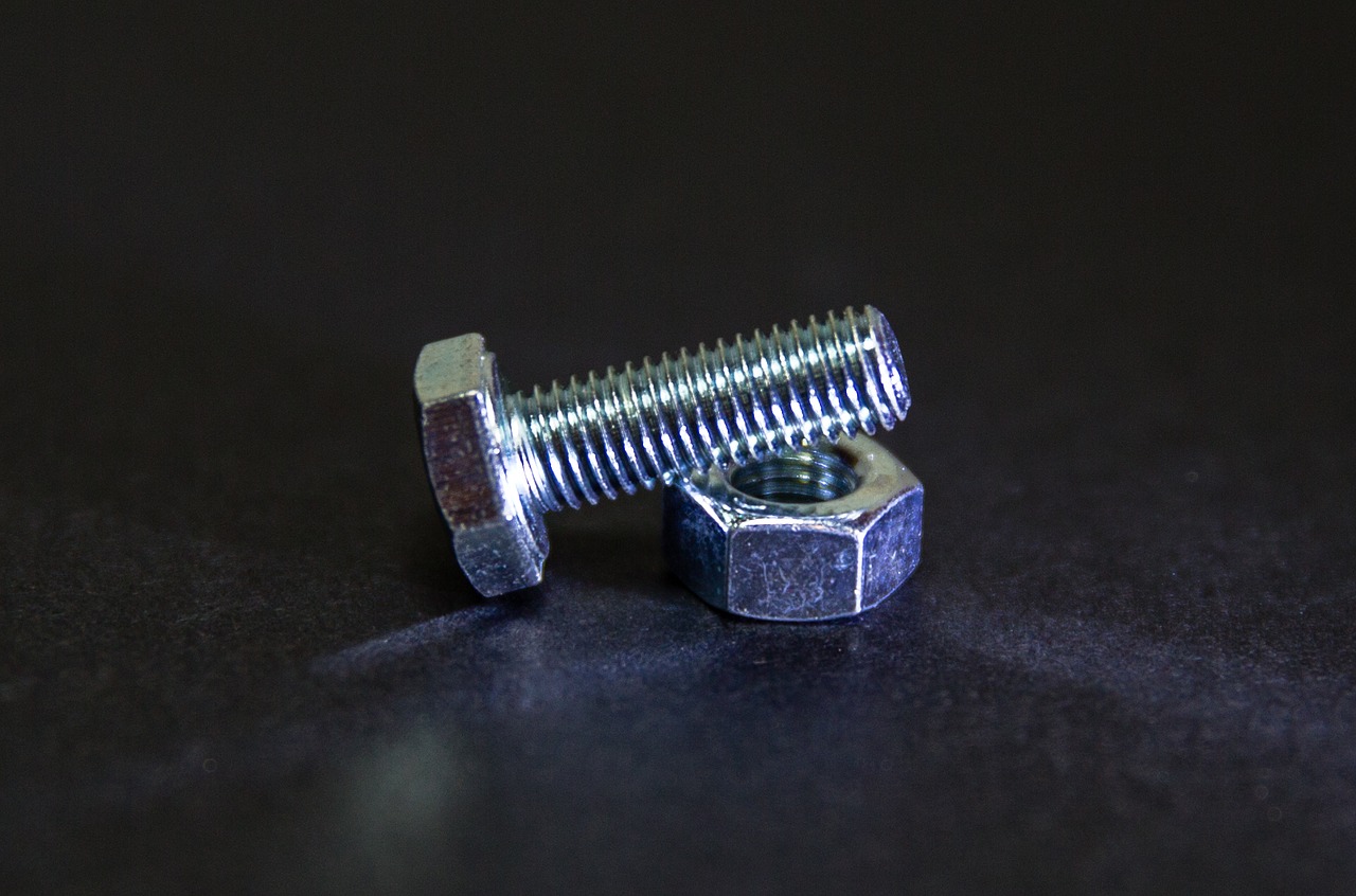 Image - nut bolt metal screw metallic