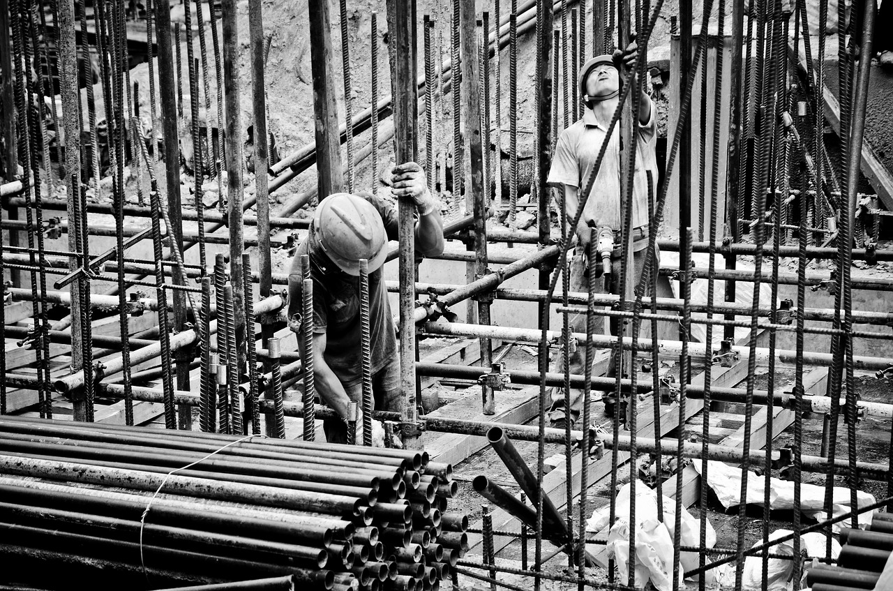 Image - worker subway construction site