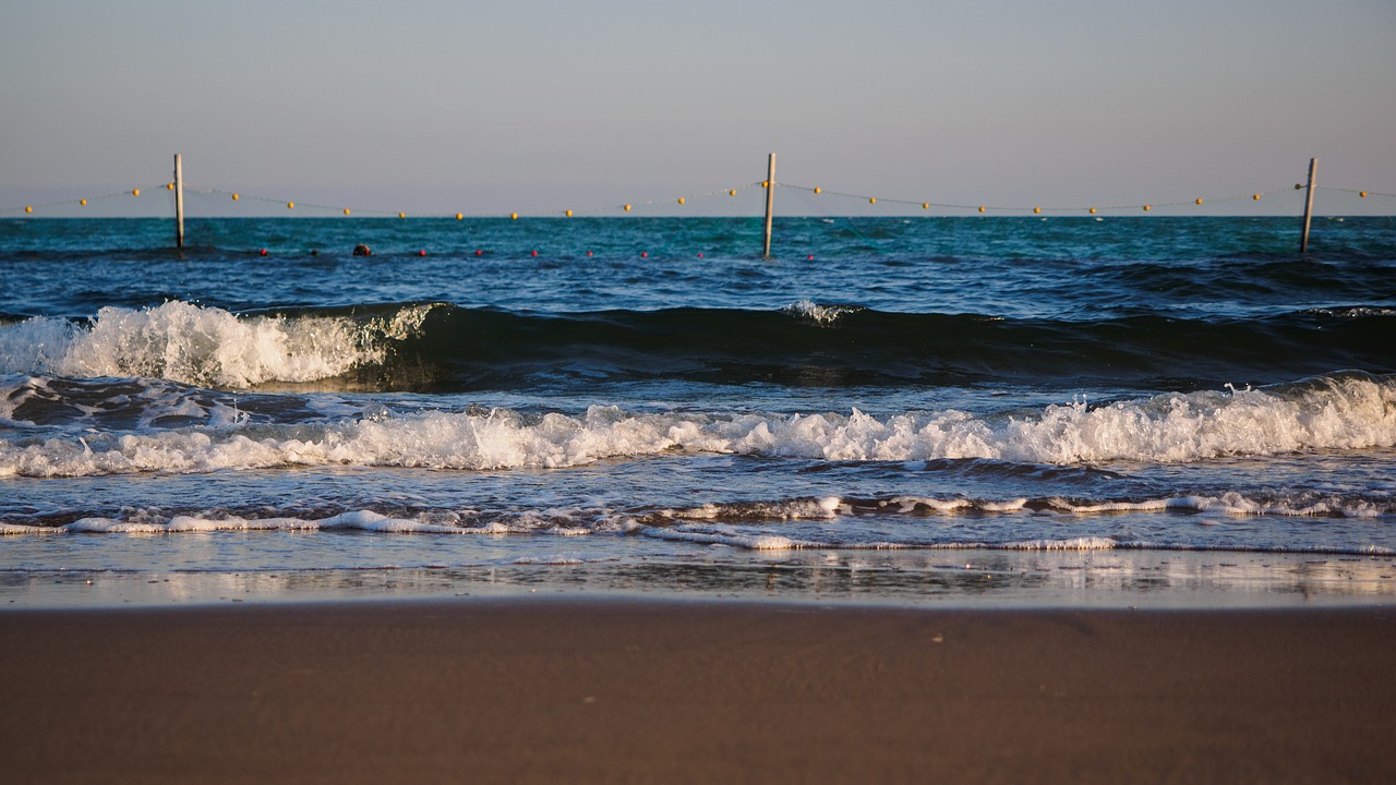 Image - the sea beach the waves blue spray