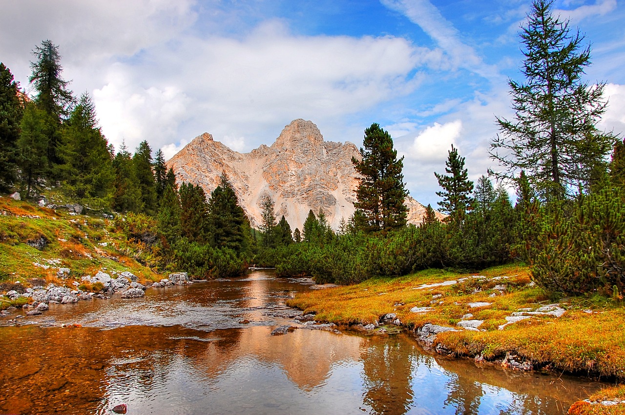 Image - iron fork fanes dolomites landscape