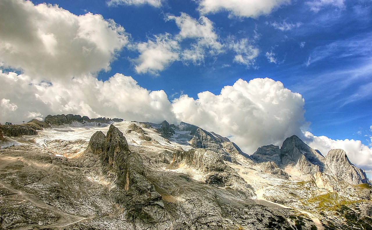 Image - marmolada dolomites italy mountains