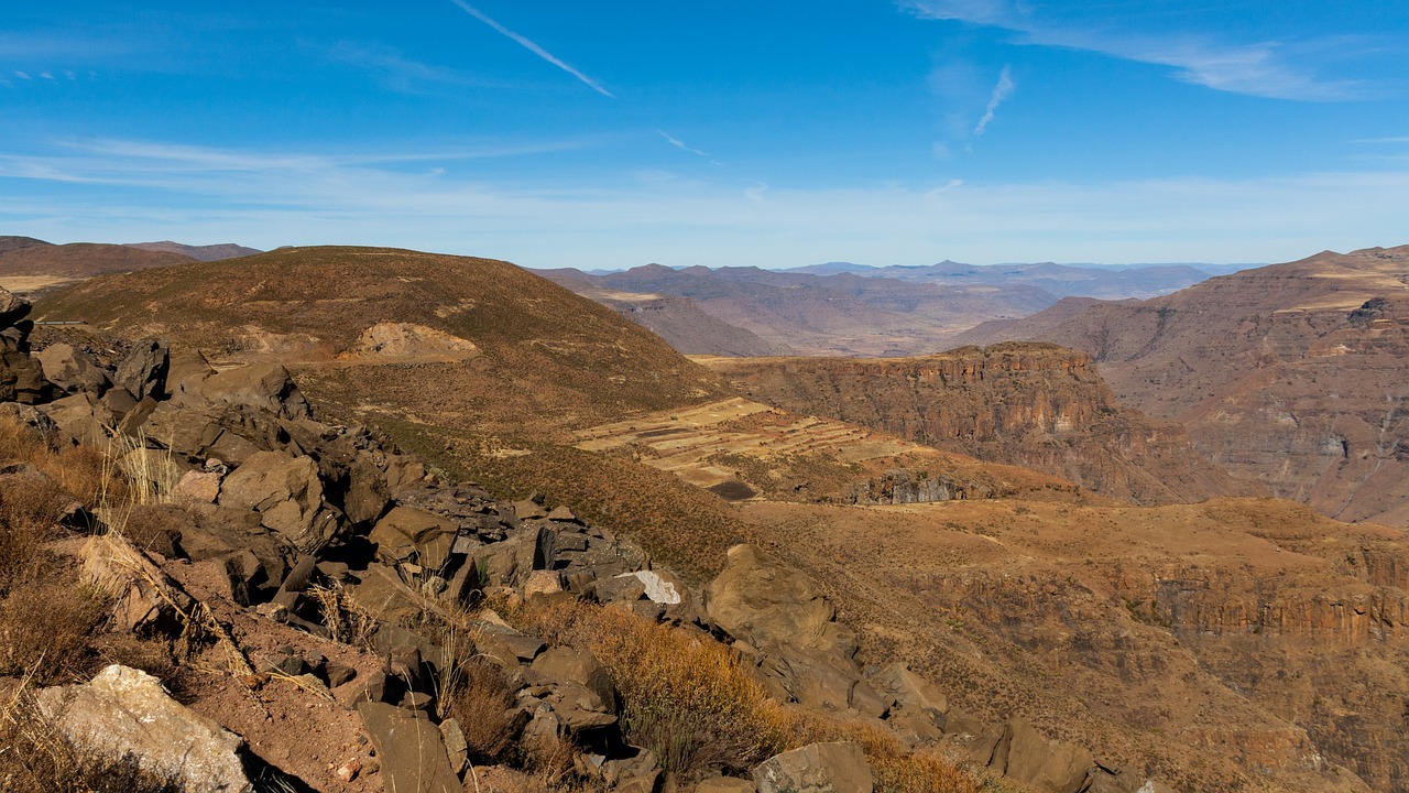 Image - landscape lesotho africa mountains