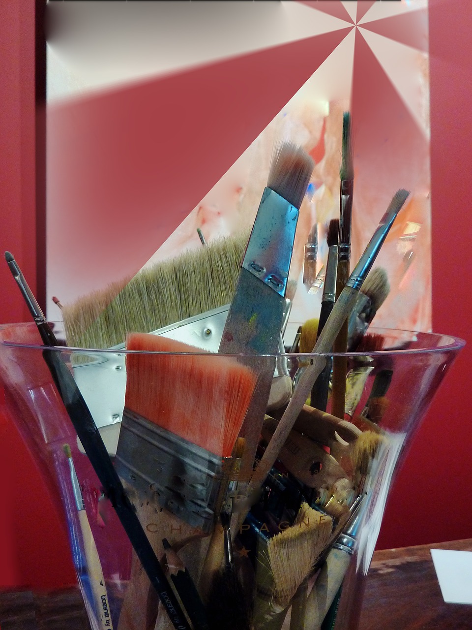 Image - paint hollyhock brush art dynamic