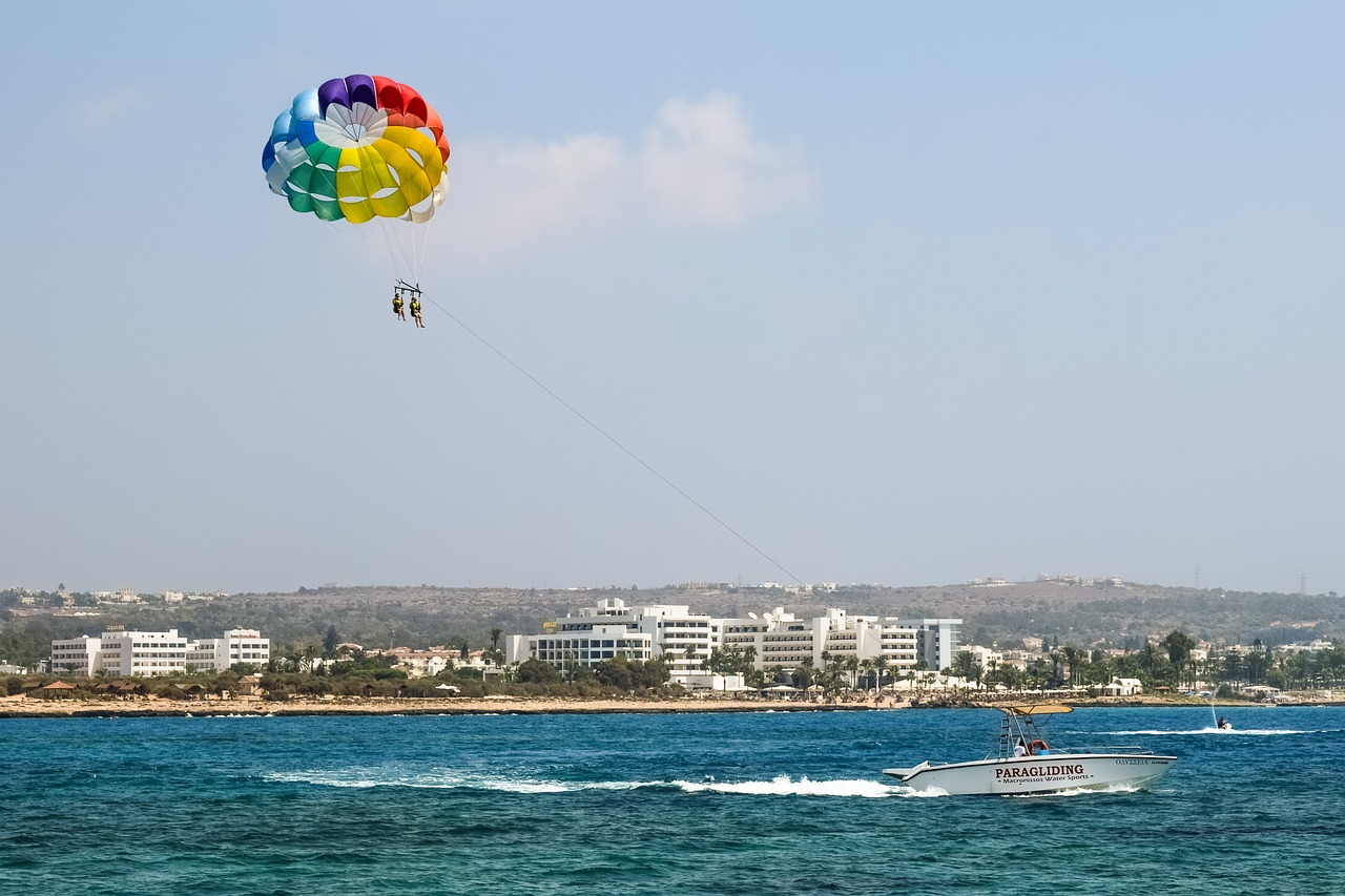 Image - parachute paragliding colorful