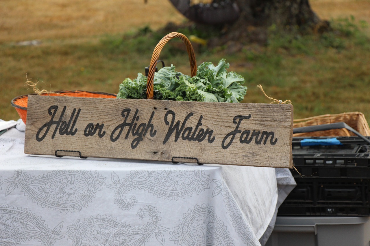 Image - sign hell or high water farm country
