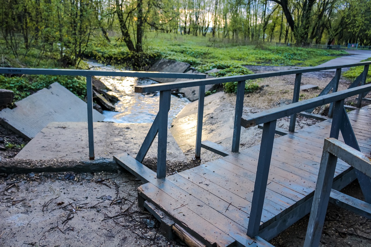 Image - bridge creek evening transition