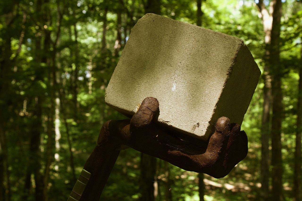 Image - sculpture forest abstract nature