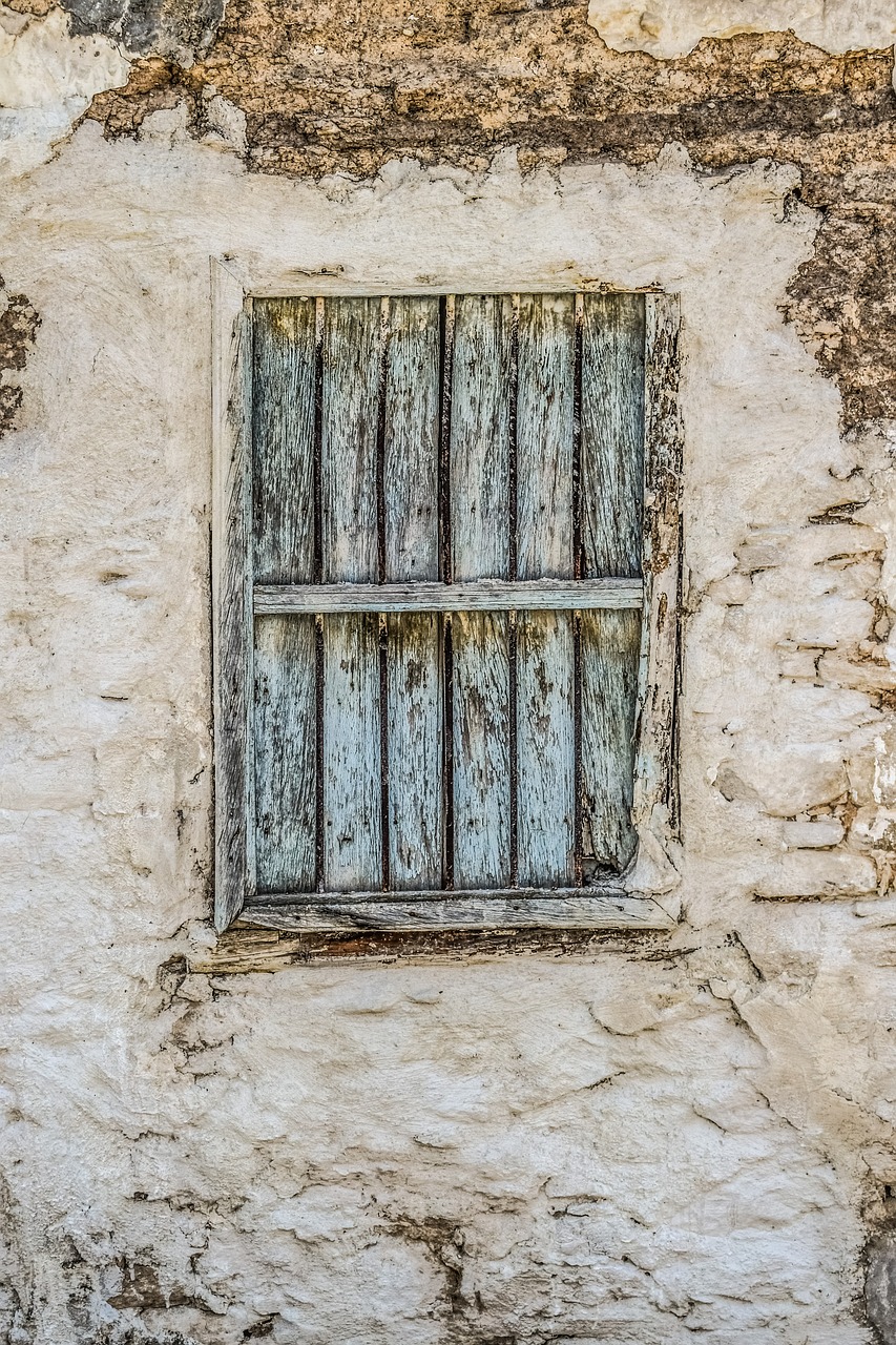 Image - window wall old house abandoned