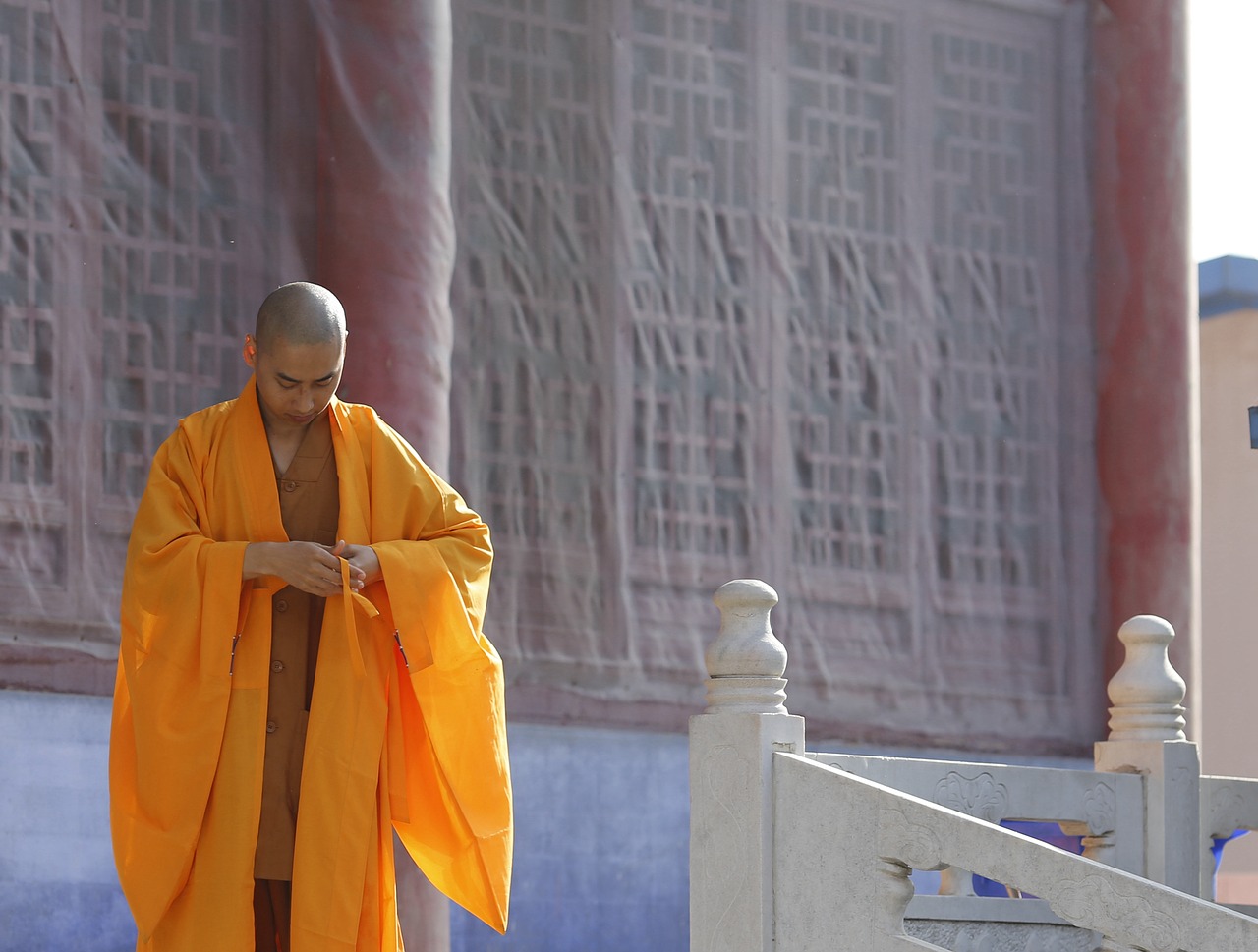 Image - sea green yellow monks monk