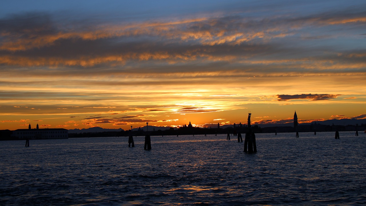 Image - lido venice clouds in the evening