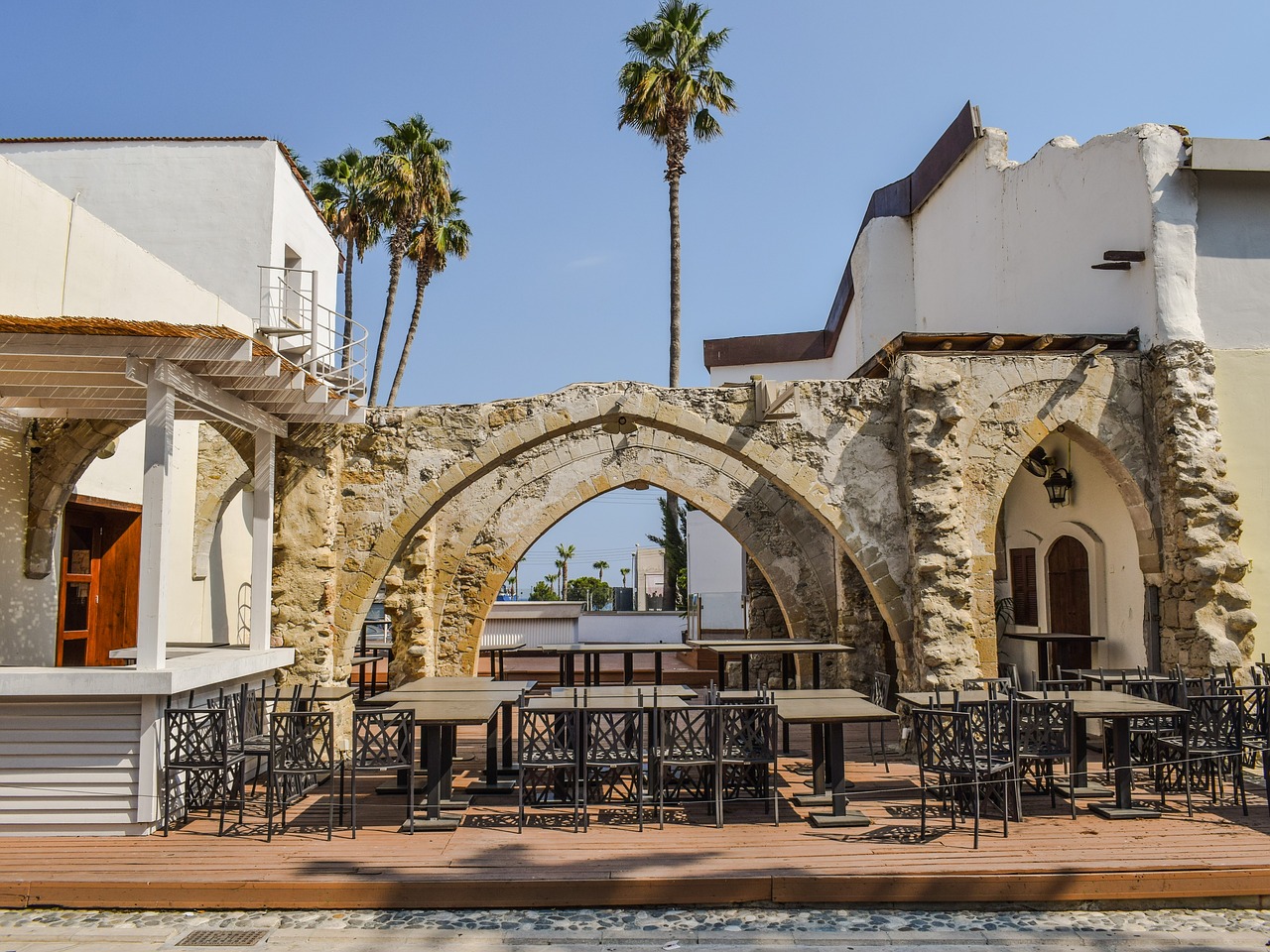 Image - cyprus limassol old town street