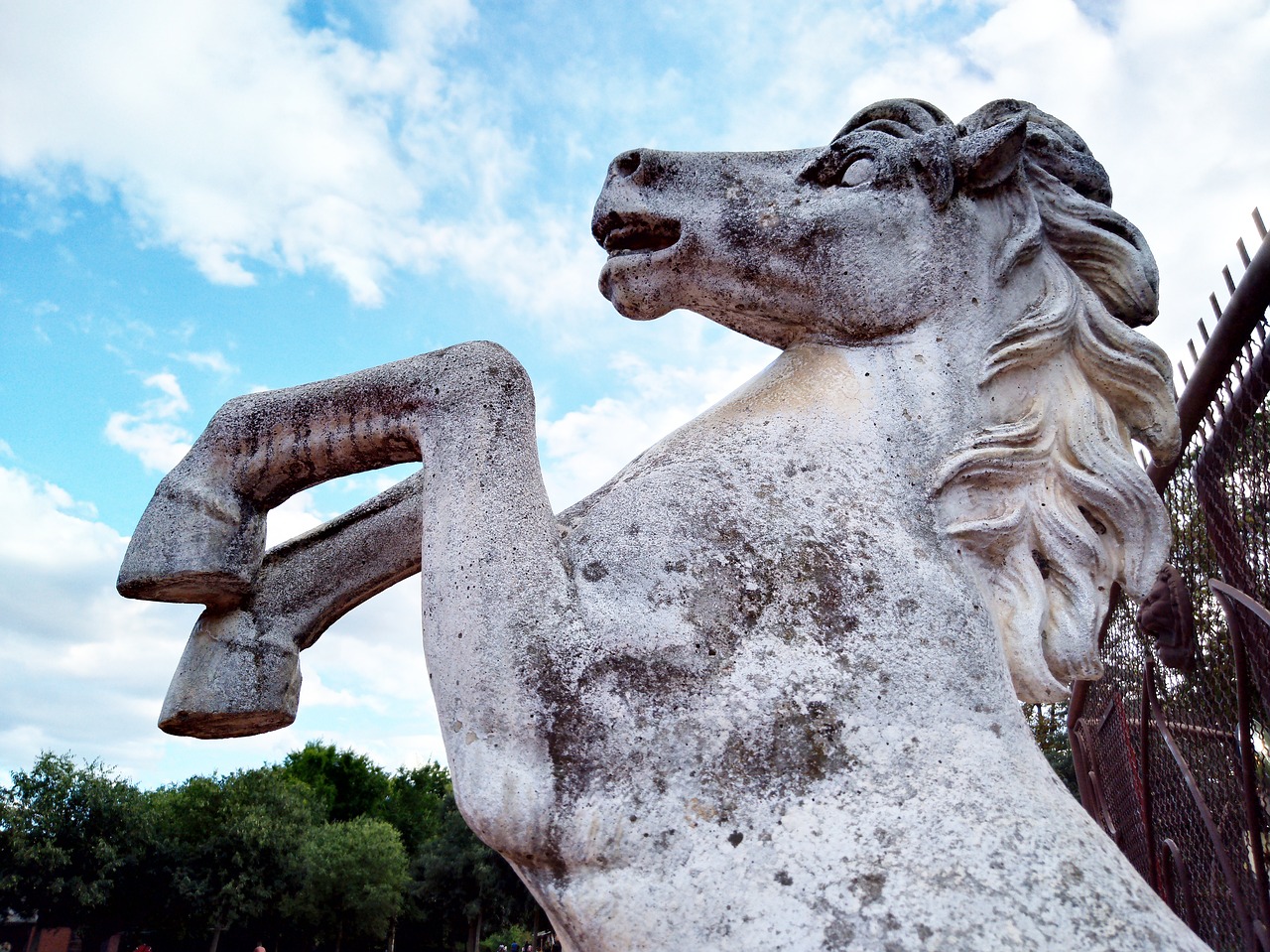 Image - statue horse stone