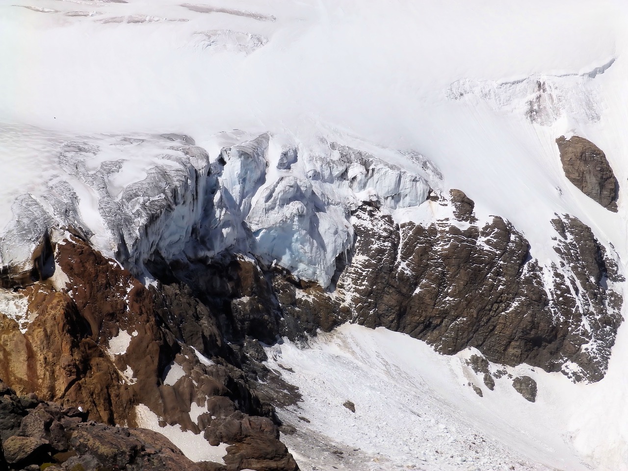 Image - cayambe the glacier mountain