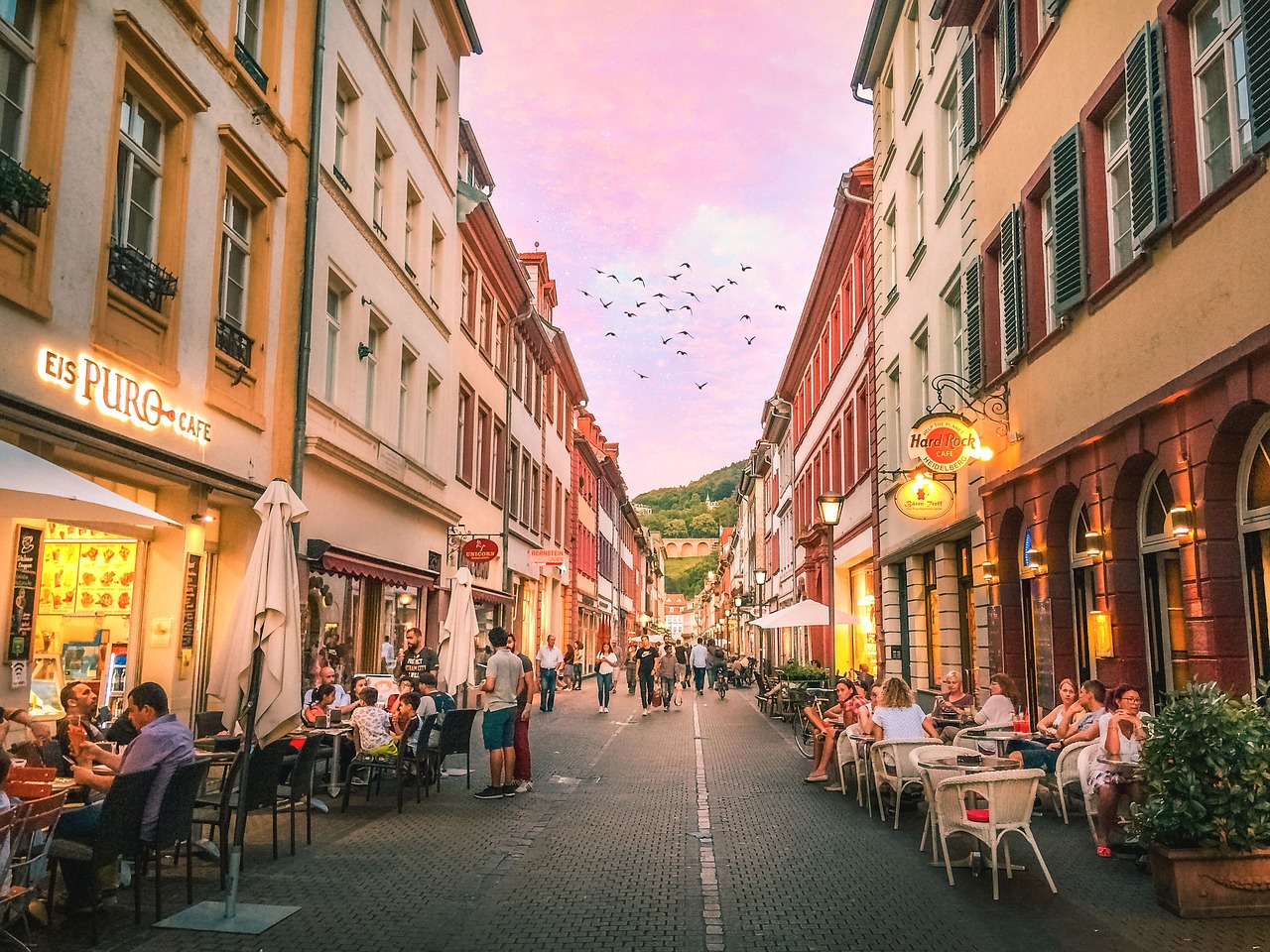 Image - germany city town europe street