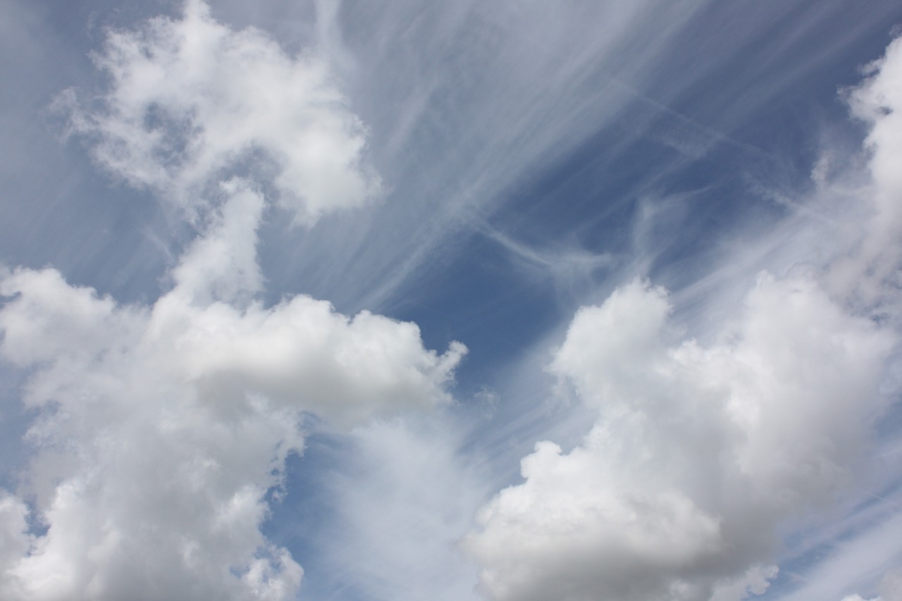 Image - sky of the charente clouds blue sky