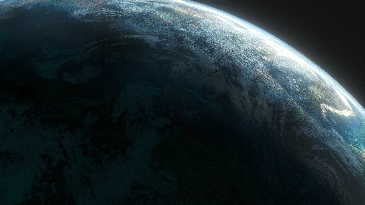 Image - planet aerial view atmosphere space