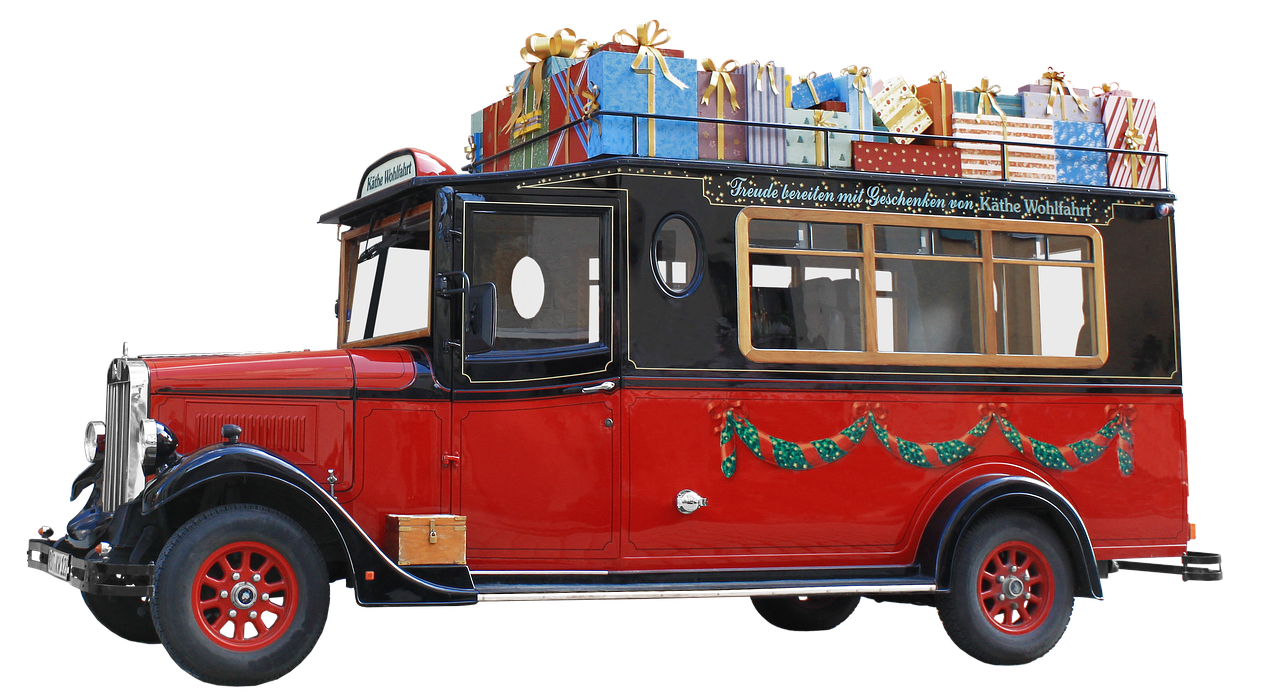 Image - oldtimer bus christmas download