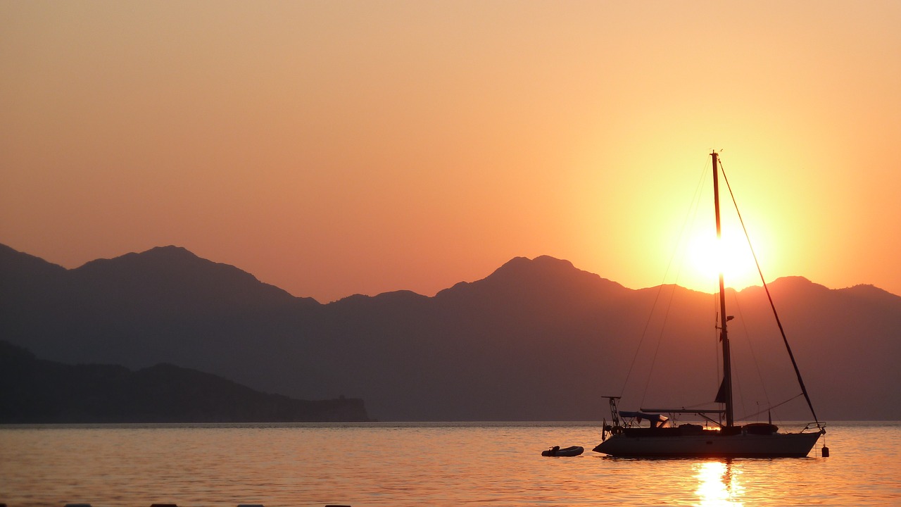 Image - turkey sunset turunc sky sea sun