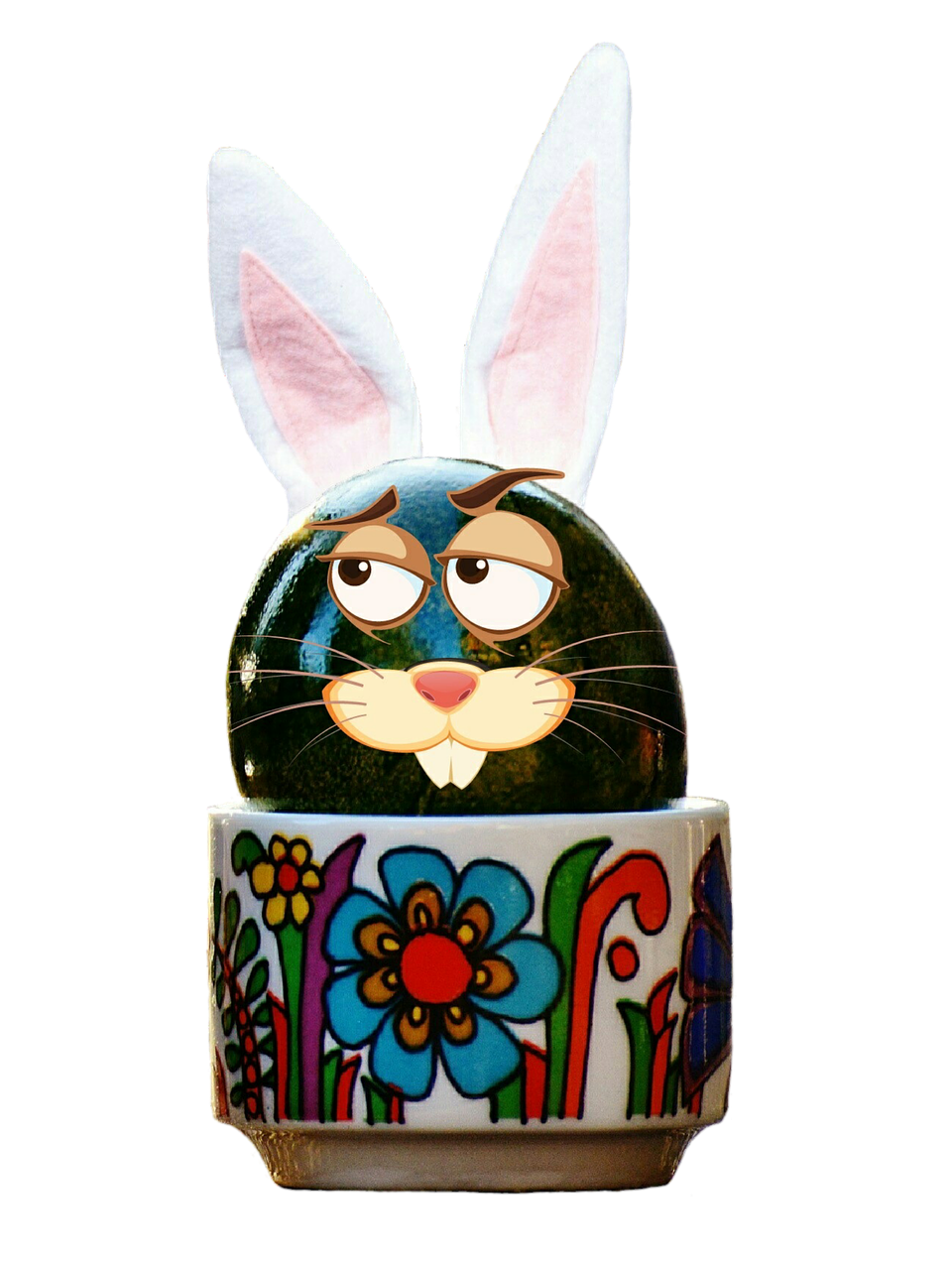 Image - easter easter eggs funny hare