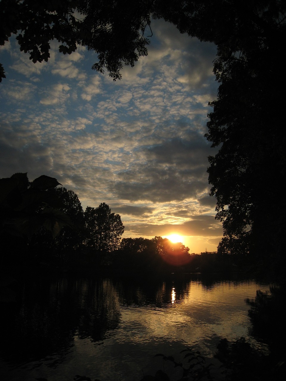 Image - sunset landscape sun nature france