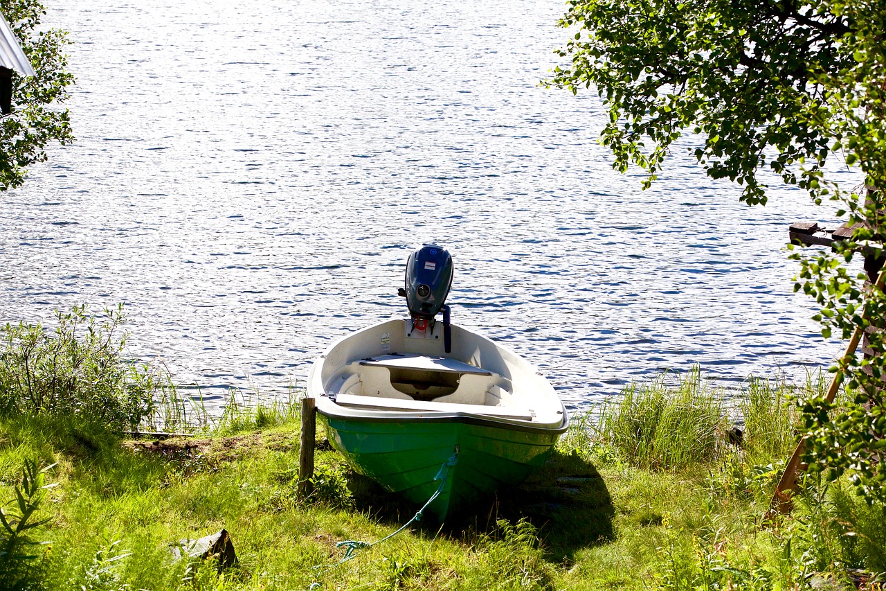 Image - boat nature lake river paradise