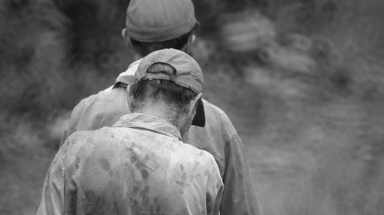 Image - image black and white men peasants