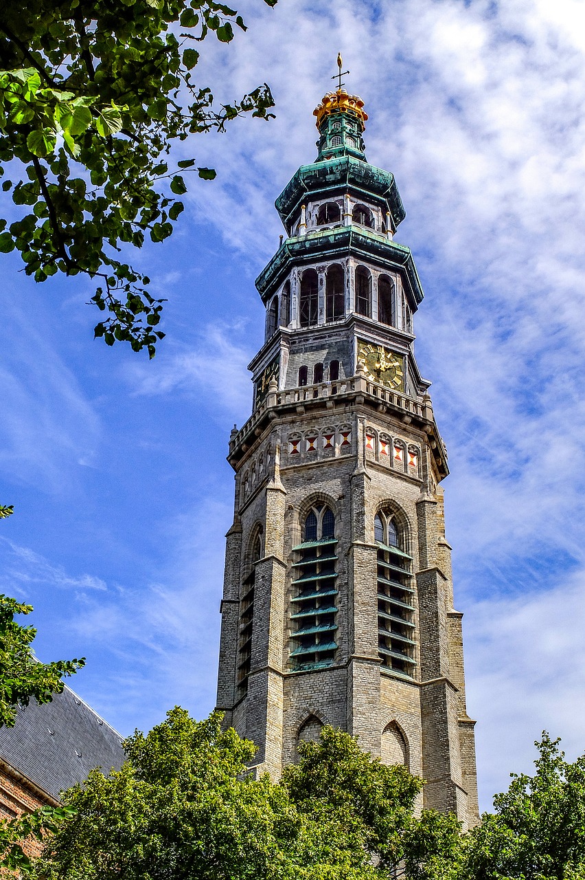 Image - church steeple tower middelburg