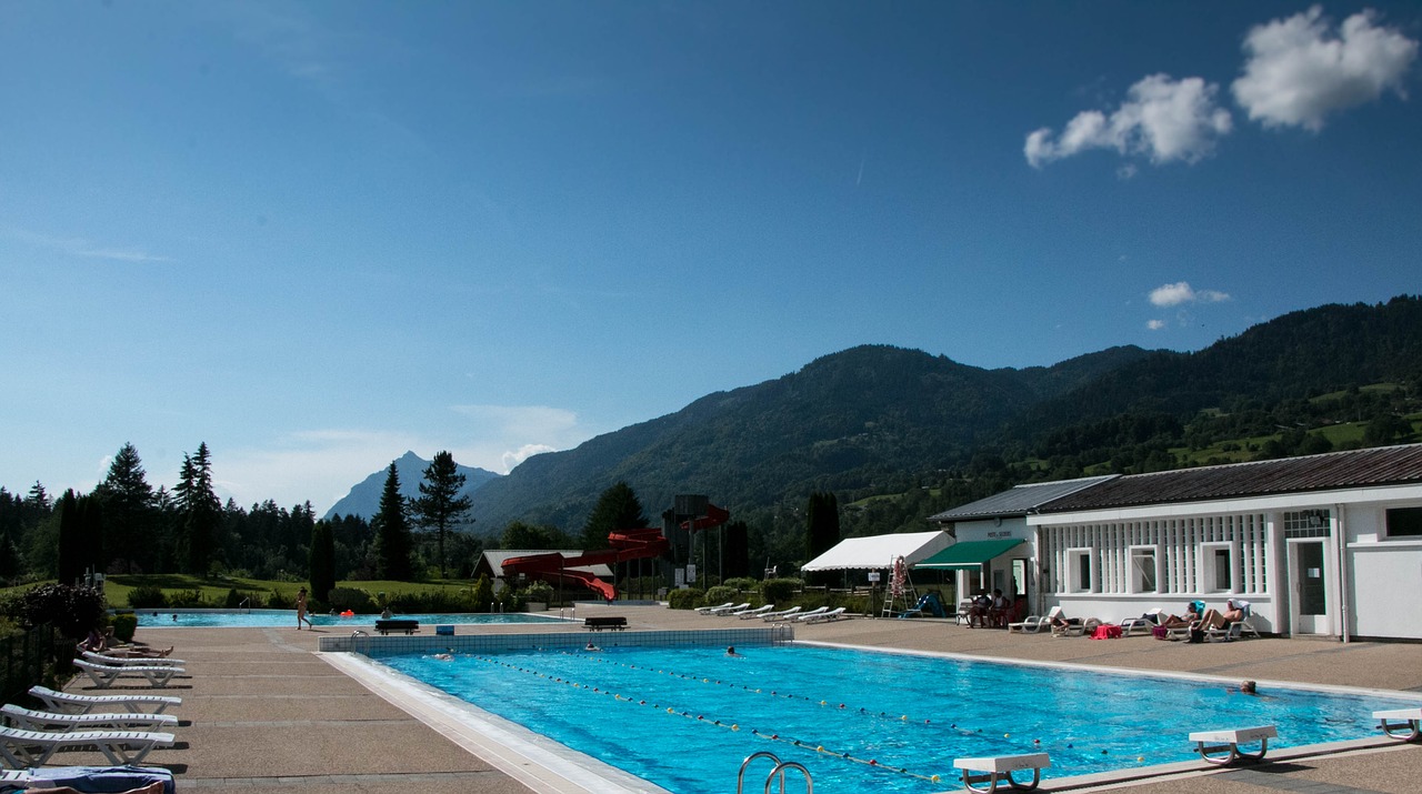 Image - samoens pool summer french alps
