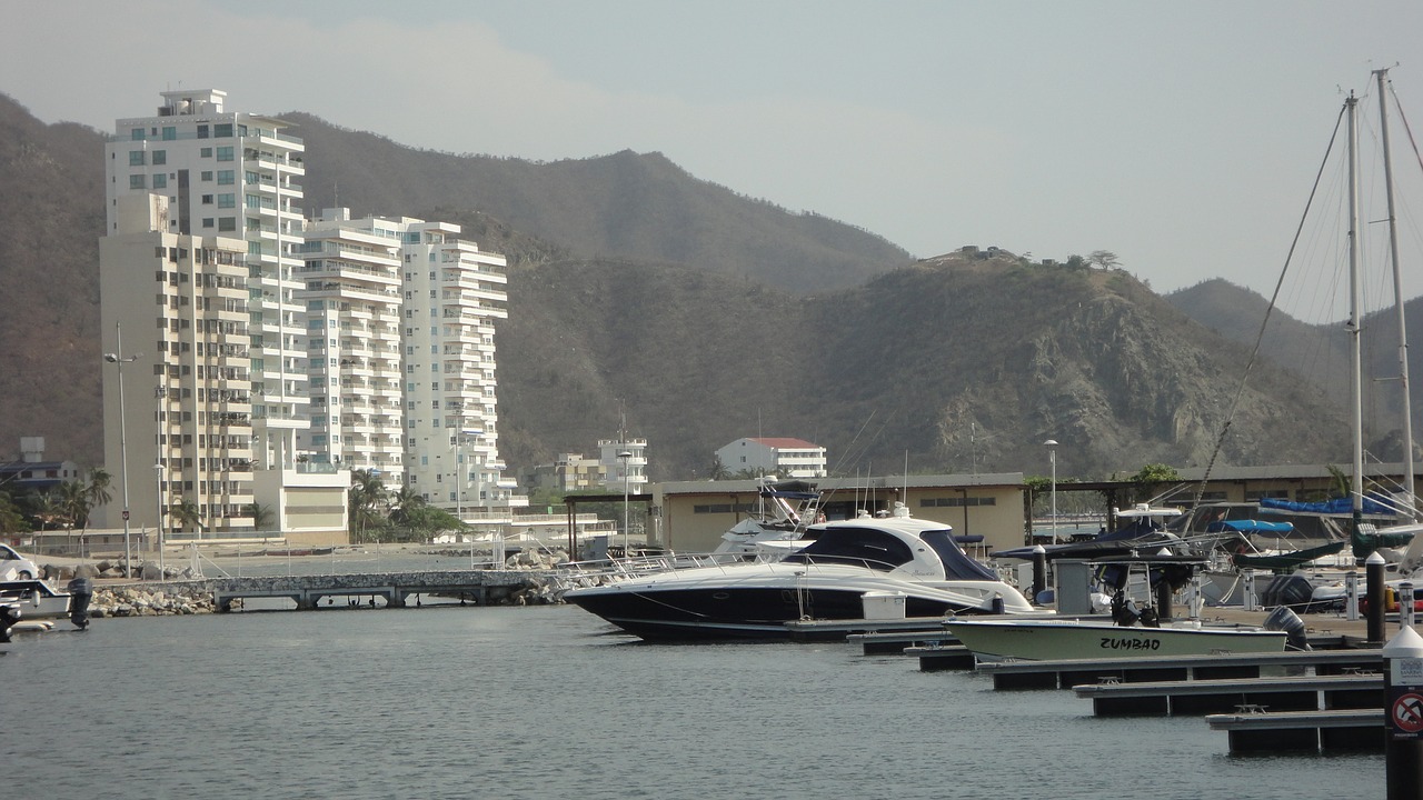 Image - marina boats spring port boat sea