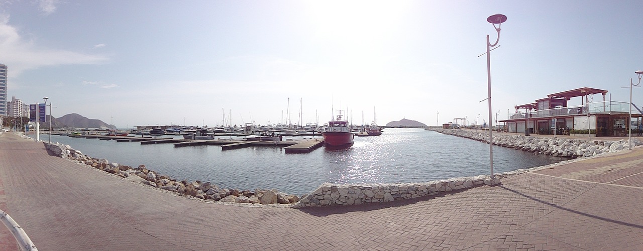 Image - marina boats spring port boat sea