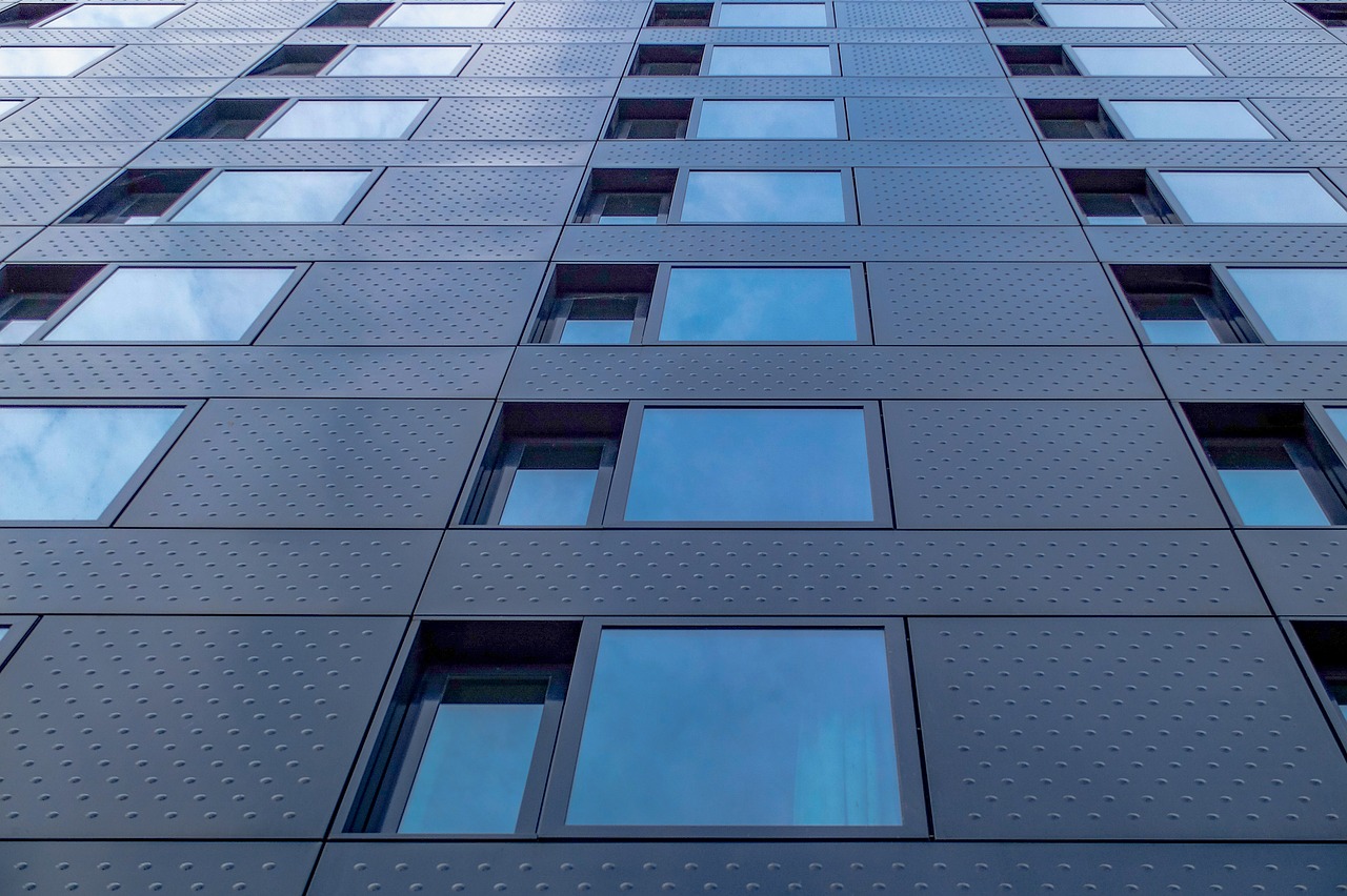 Image - building tower glass reflection