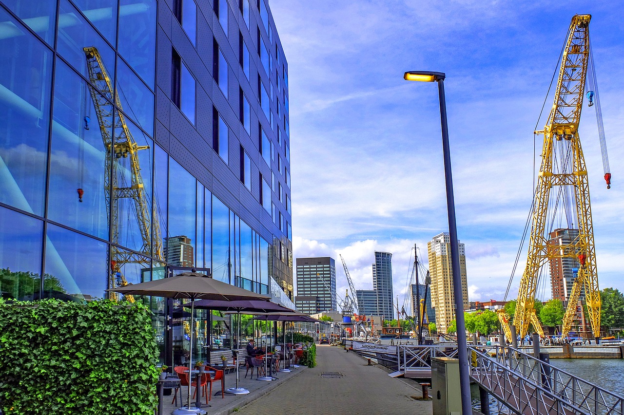 Image - port crane building tower glass