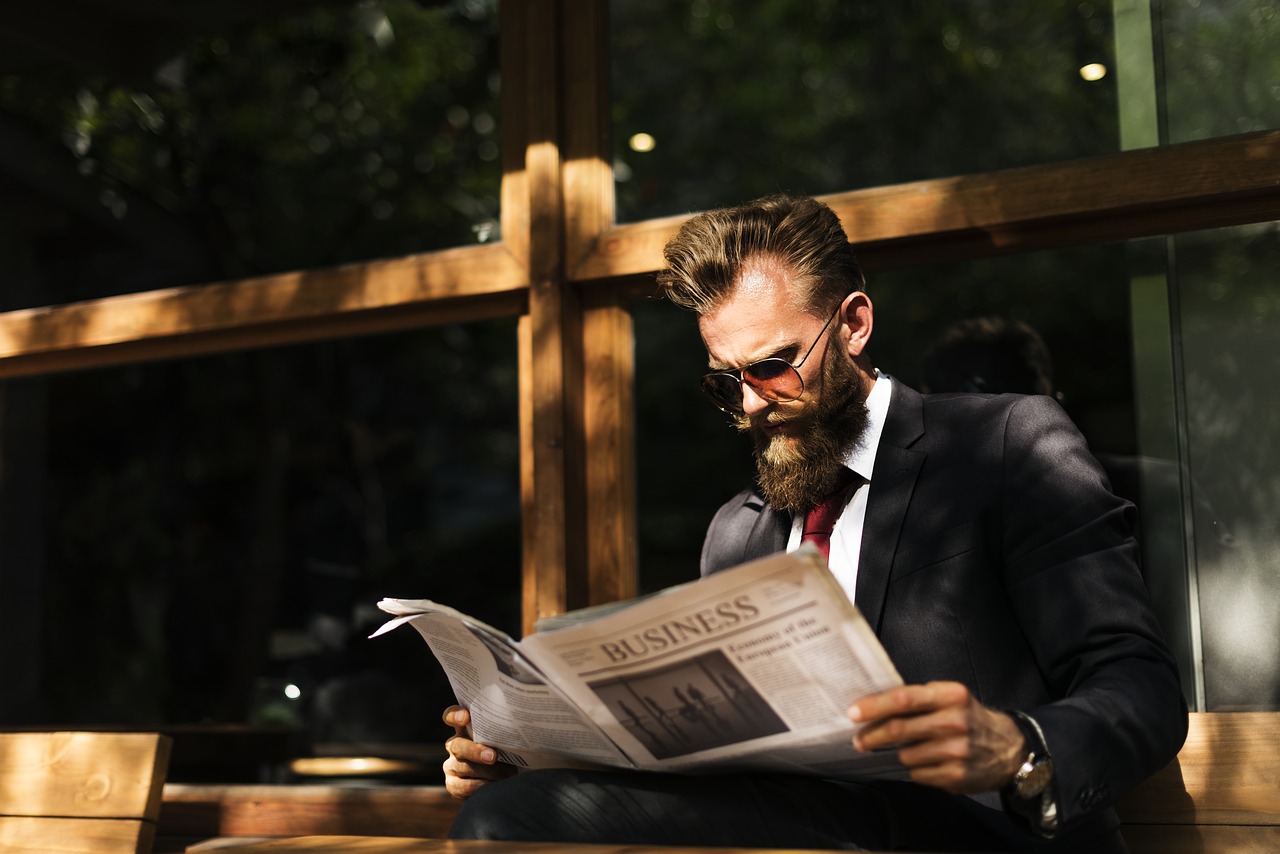 Image - beard break business businessman