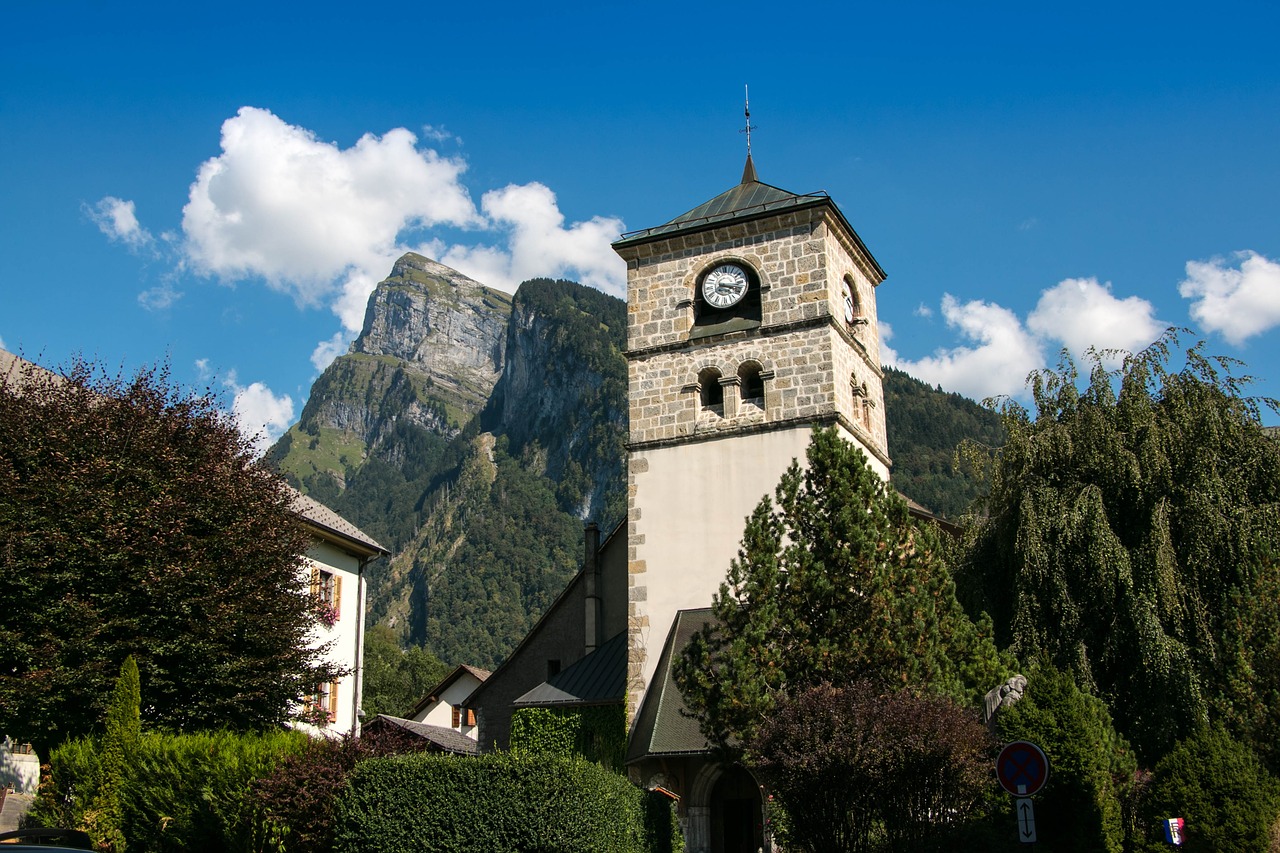 Image - church samoens france