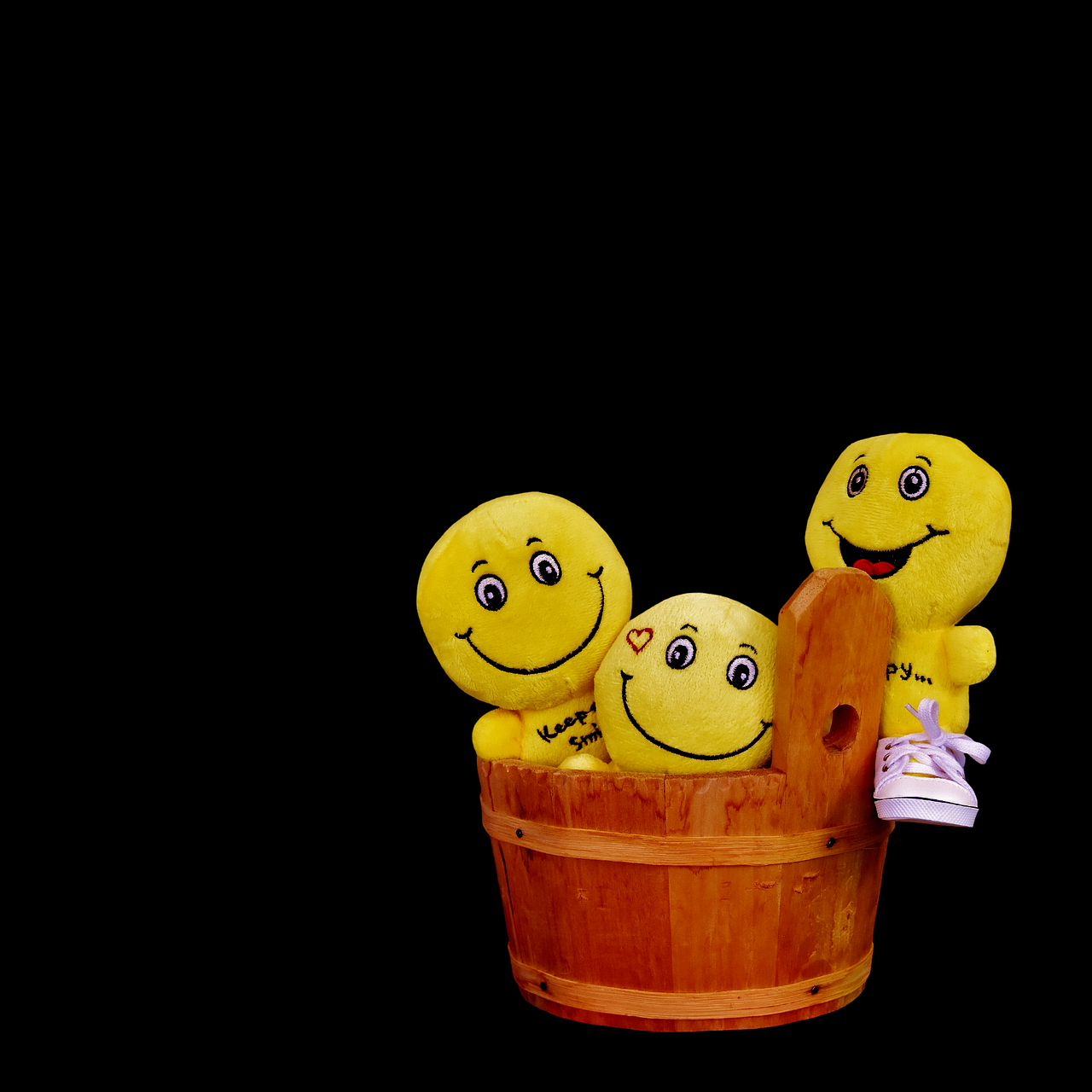 Image - smilies funny wooden tub color