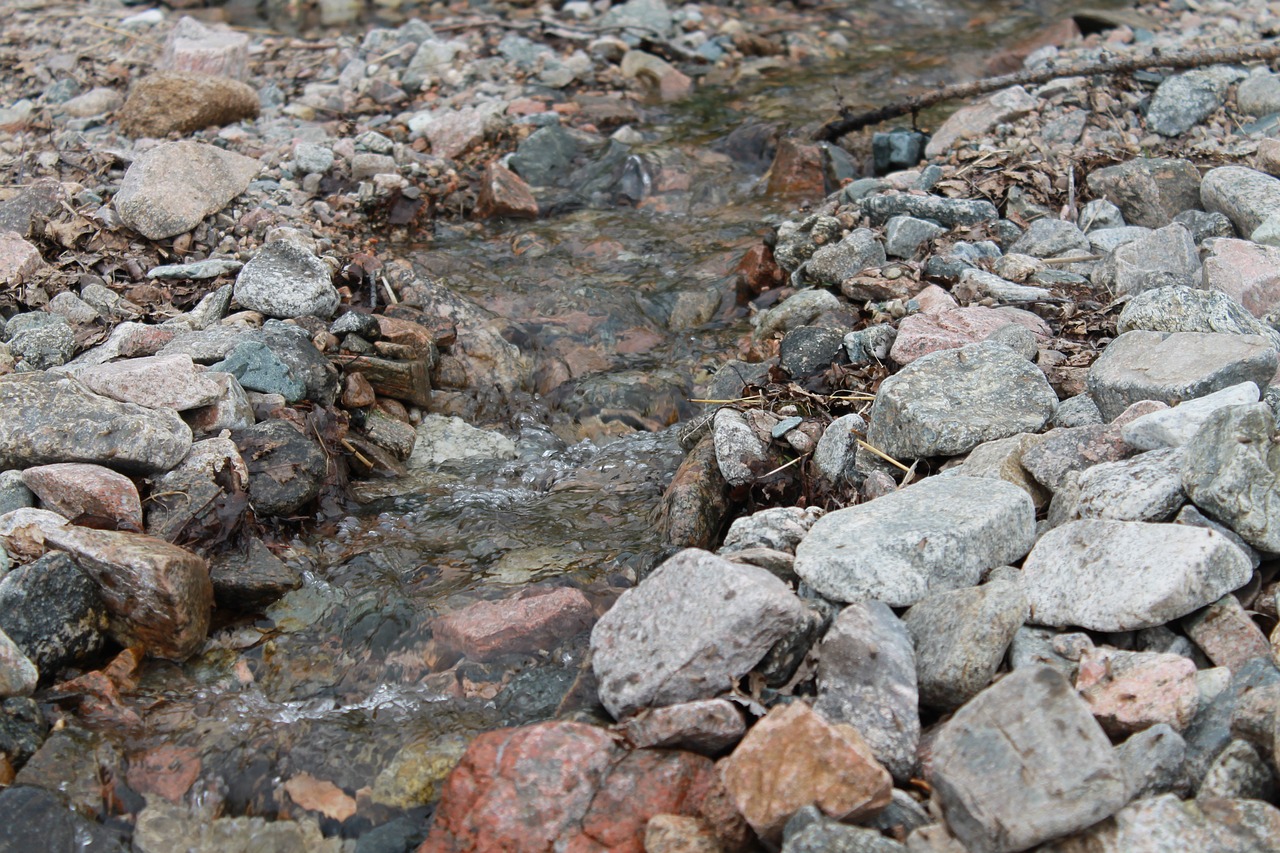 Image - creek baikal stones nature water