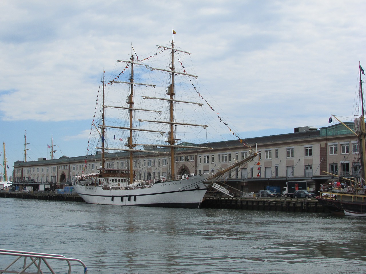 Image - ship boston harbor ocean pier boat