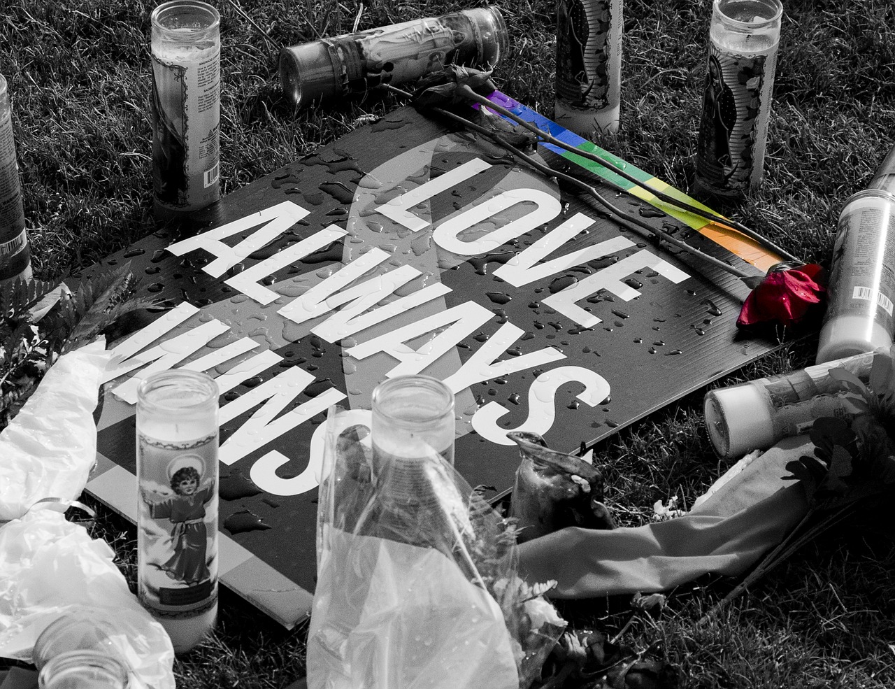 Image - love memorial sadness light