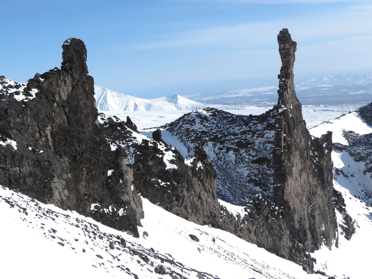 Image - rocks stones mountains birds
