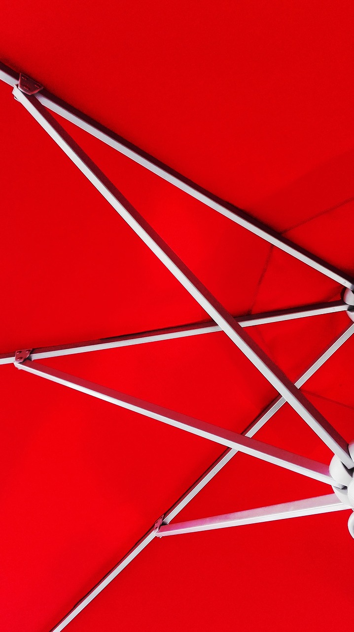 Image - red minimalist grey white