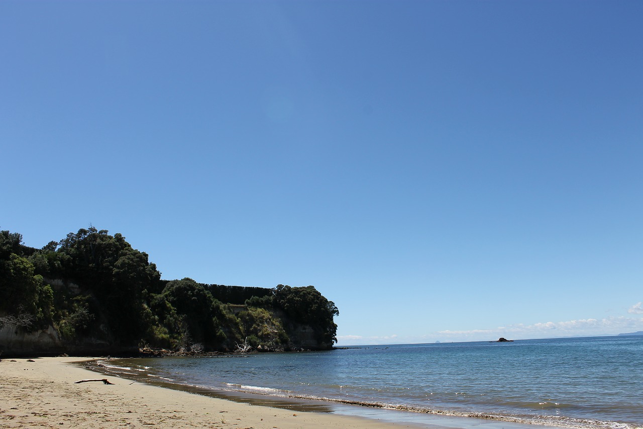 Image - beach new zealand sunshine