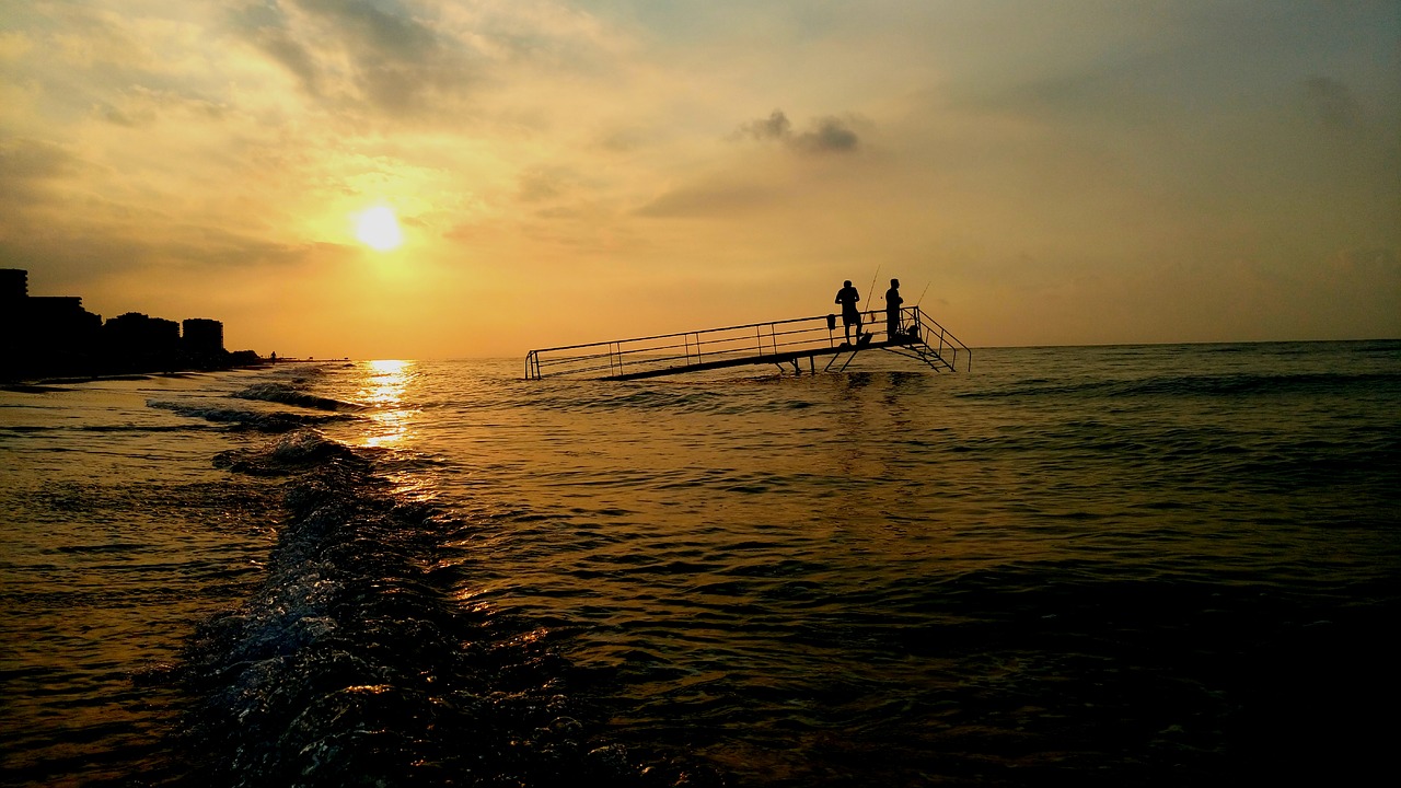 Image - marine solar landscape beach cloud