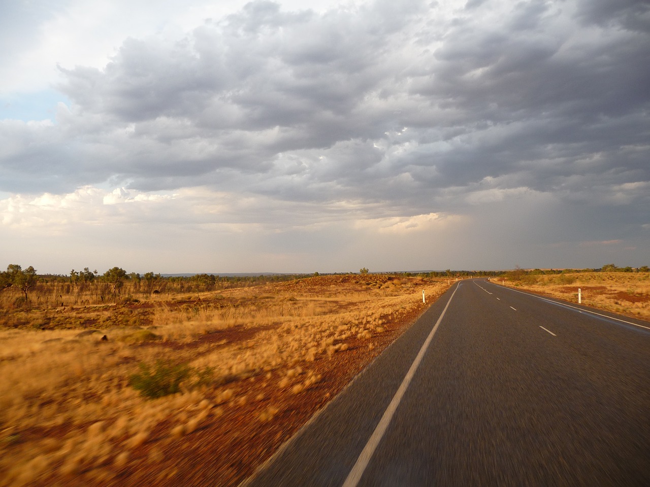 Image - road australia clouds