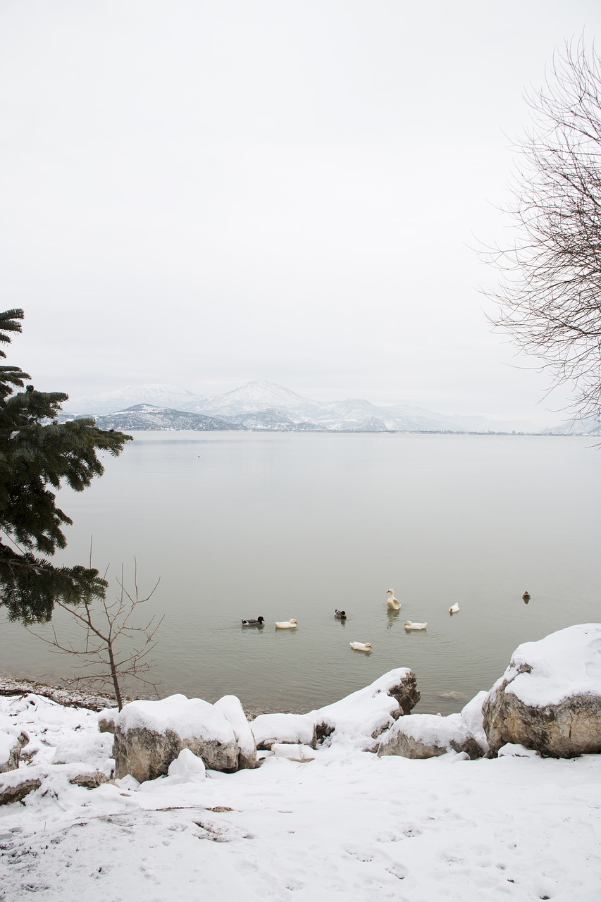 Image - snow landscape nature lake