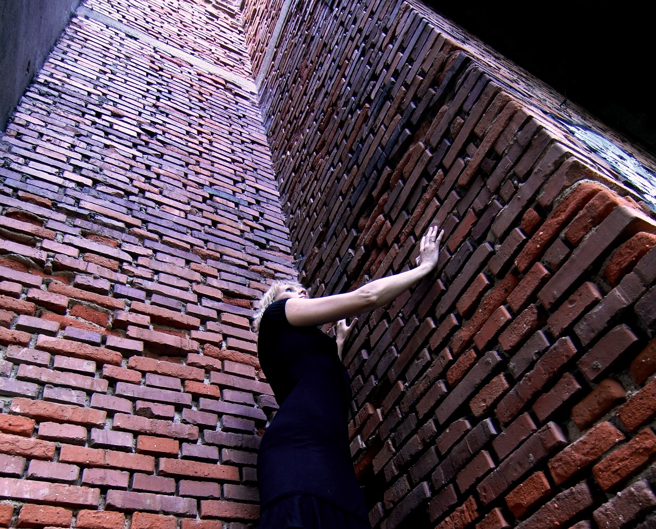 Image - a woman in need trap bricks