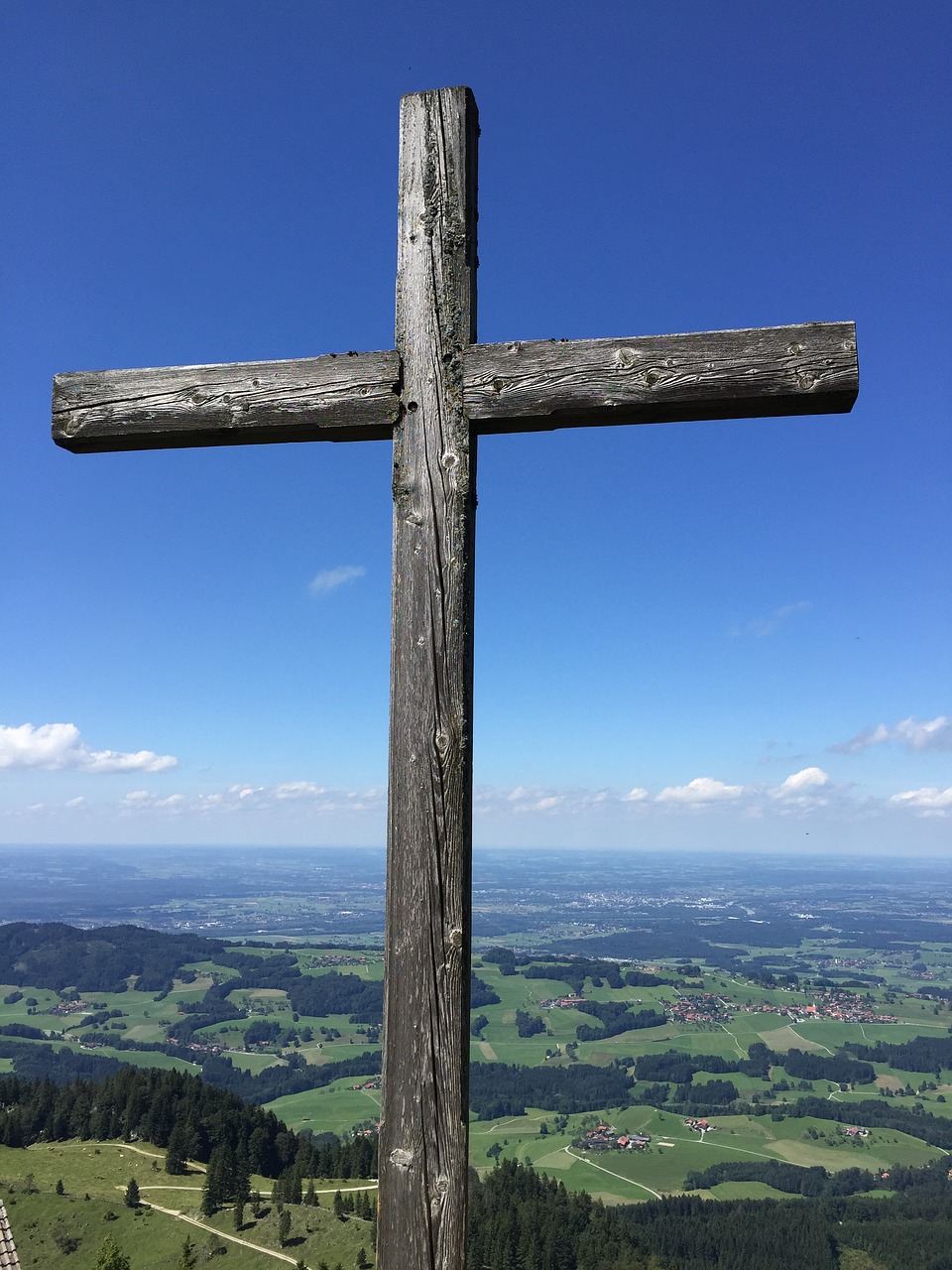Image - cross wood wayside cross weathered