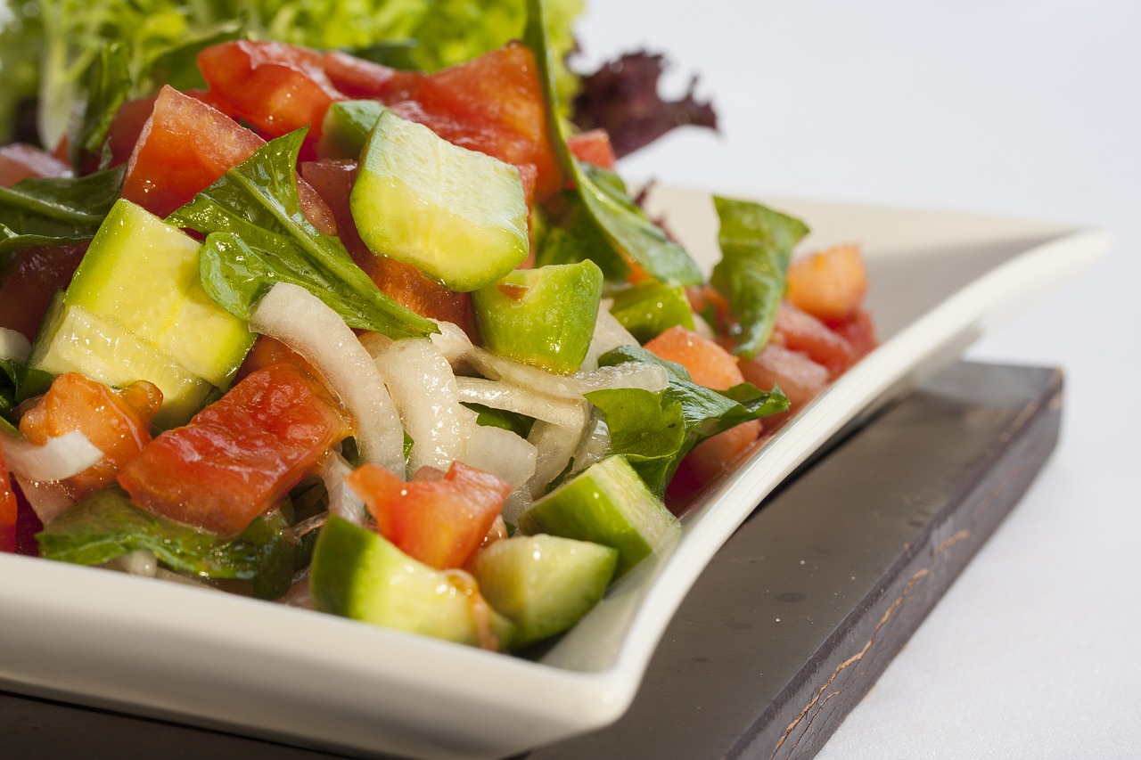 Image - salad health diet vegetable food