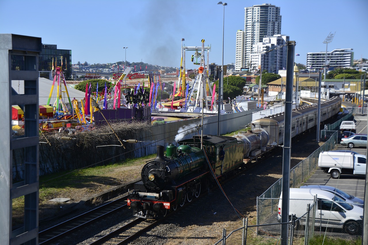 Image - australia brisbane steam train